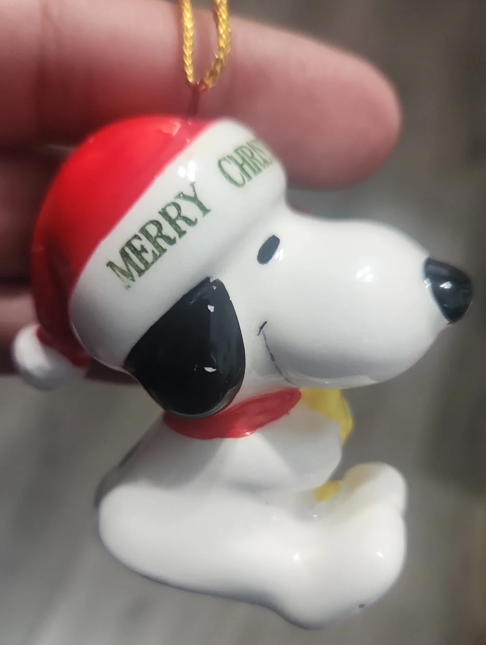 Snoopy & Woodstock Christmas 1977 Ornament